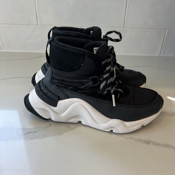 Sorel Women's Kinetic RNEGD Storm Winter Waterproof Boot Black Sz US 5 - Picture 5 of 11